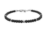 Pulsera H2on Hombre Bracciali in Acero Diamante Black HO051-B1